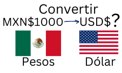 1000 pesos mexicanos a dólares.¿Cuánto son 1000 pesos mexicanos en dólares?