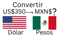 350 dólares a pesos mexicanos.¿Cuánto son 350 dólares en pesos mexicanos?