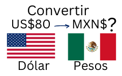 80 dólares a pesos mexicanos.¿Cuánto son 80 dólares en pesos mexicanos?