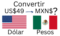 49 dólares a pesos mexicanos.¿Cuánto son 49 dólares en pesos?