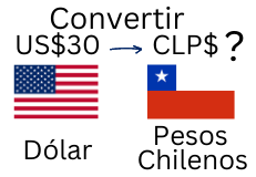 30 Dólares a Pesos Chilenos.¿Cuánto son 30 Dólares en Pesos Chilenos?