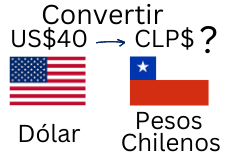 40 Dólares a Pesos Chilenos.¿Cuánto son 40 Dólares en Pesos Chilenos?